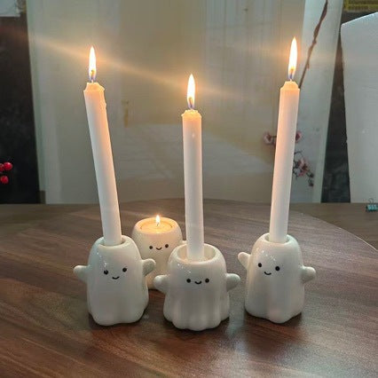 Ceramic Candle Holder - Elegant Home Decor & Table Centerpiece