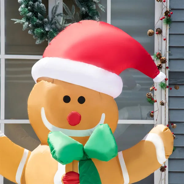 Inflatable Christmas Snowman Decoration with LED Lights
