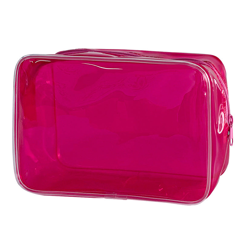 Large Capacity Transparent Cosmetic Bag Waterproof Storage Organizer