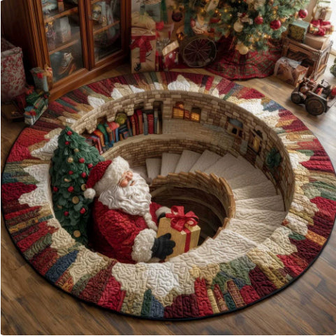 Halloween 3D Visual Floor Mat - Festive Rug for Living Room, Bedroom & Office