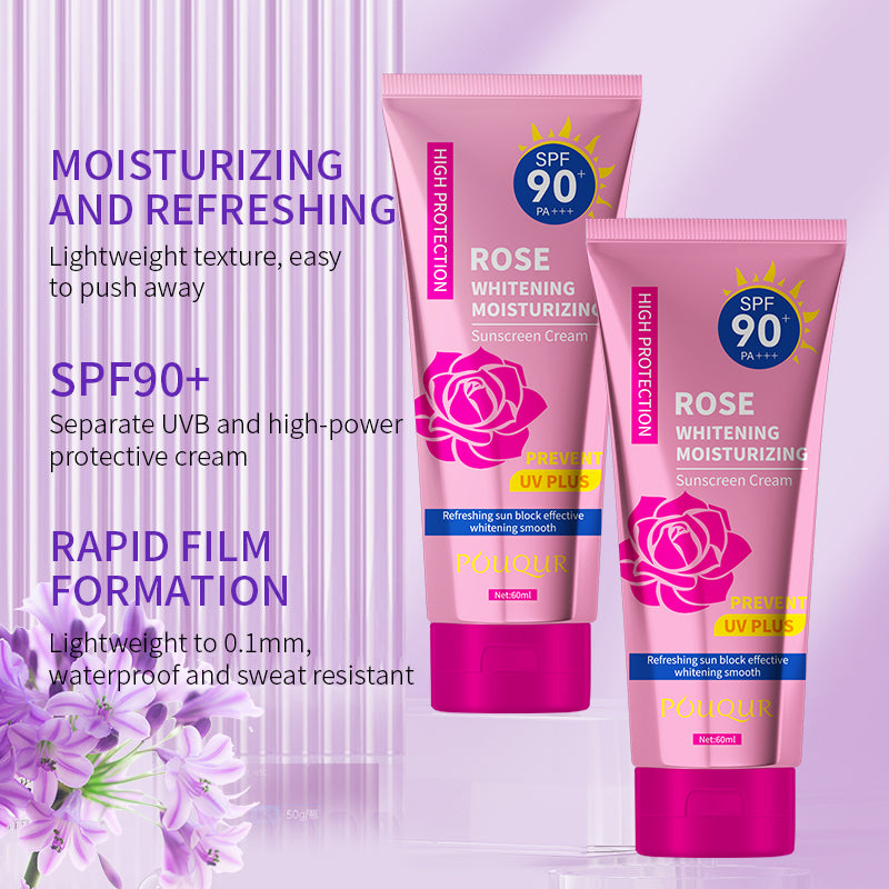 Rose Whitening Sunscreen Cream 60ml
