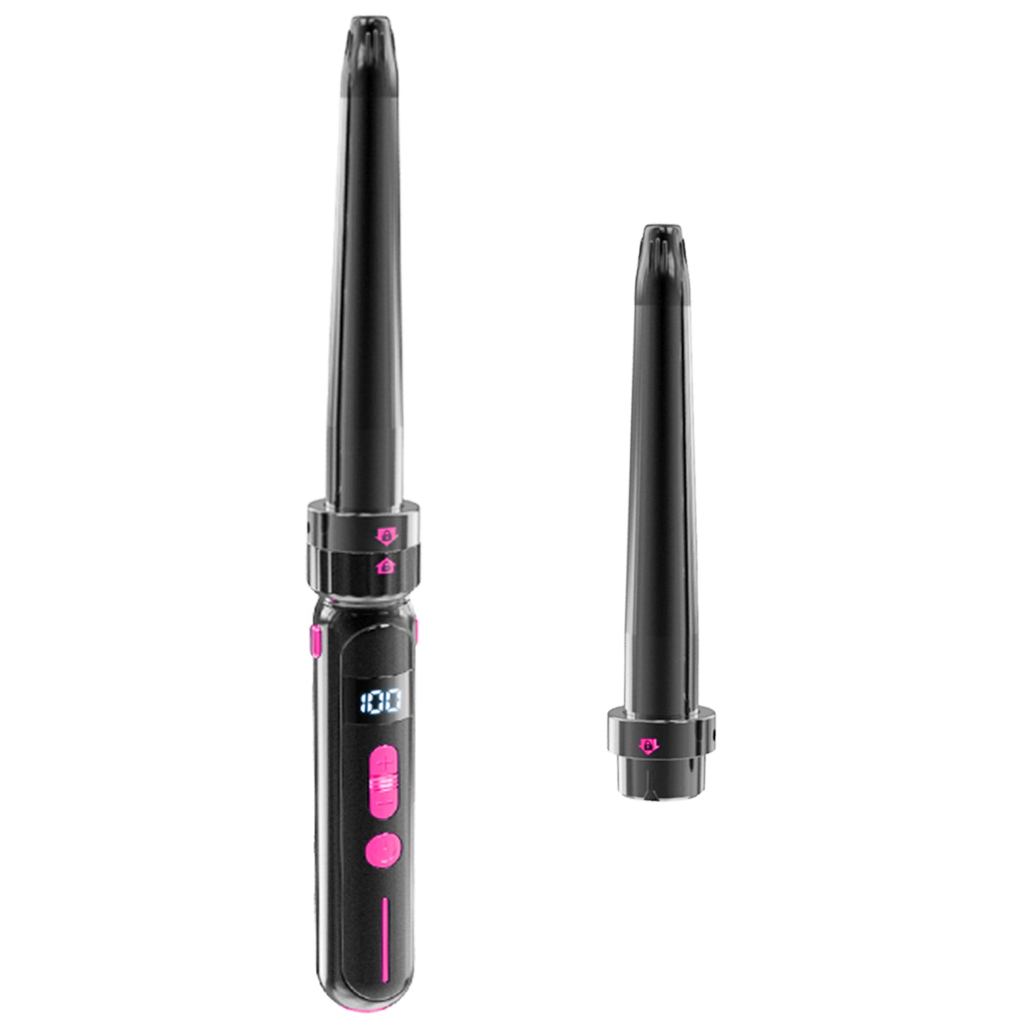 Ceramic 2-in-1 Curling and Straightening Iron with PTC Fast Heating