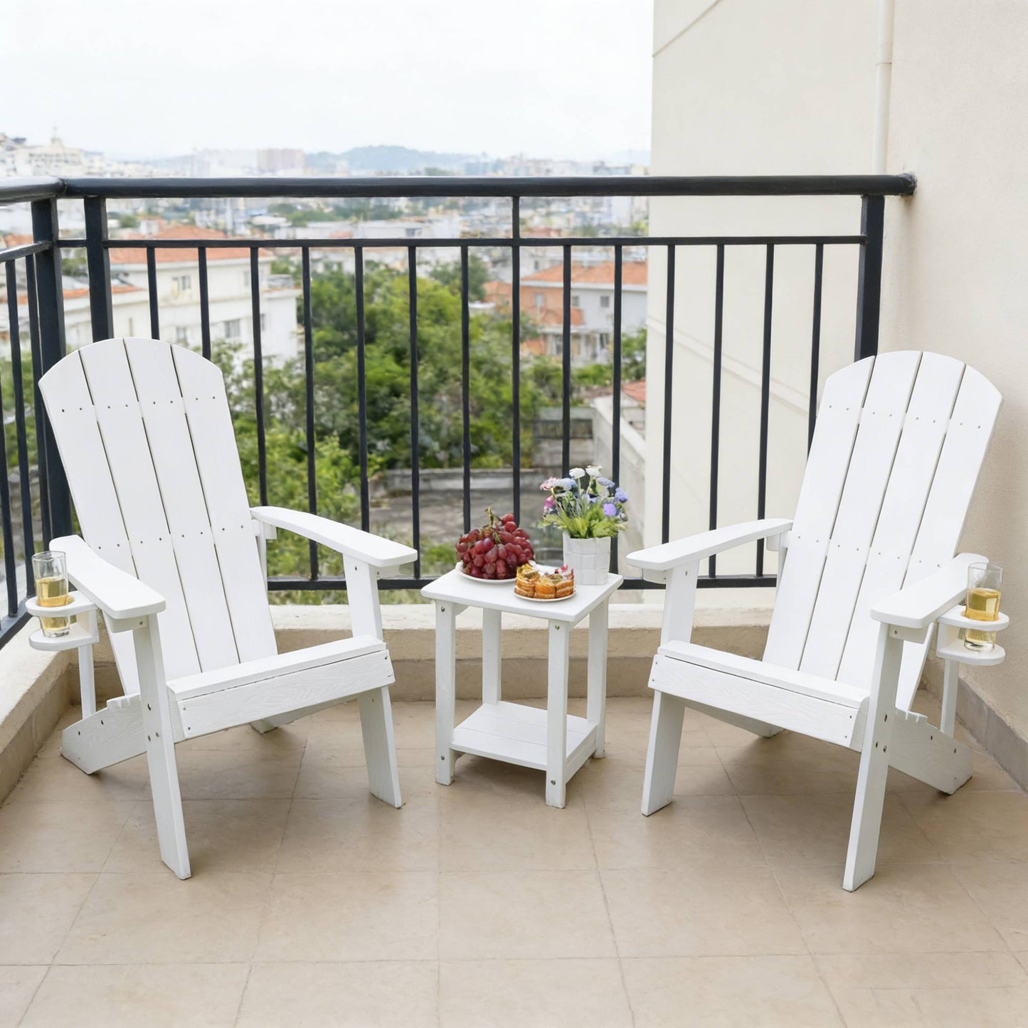 2-Piece All-Season Outdoor Lounge Chairs Perfect For Patio Chats &