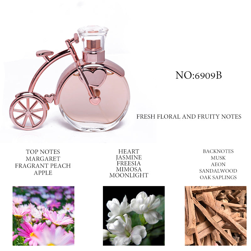 Women's Floral Fruity Perfume - 50ml Long-Lasting Fragrance