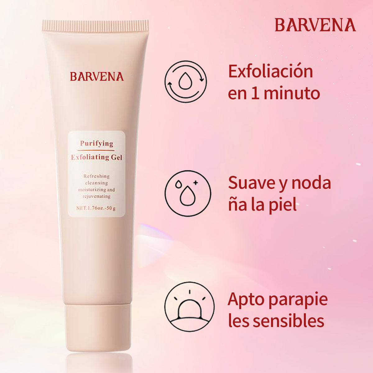 Facial and Body Exfoliating Scrub Gel - 50g