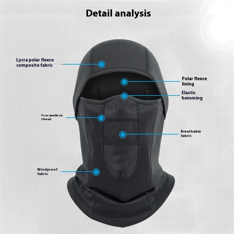 Windproof Cycling Mask - Waterproof Winter Hood