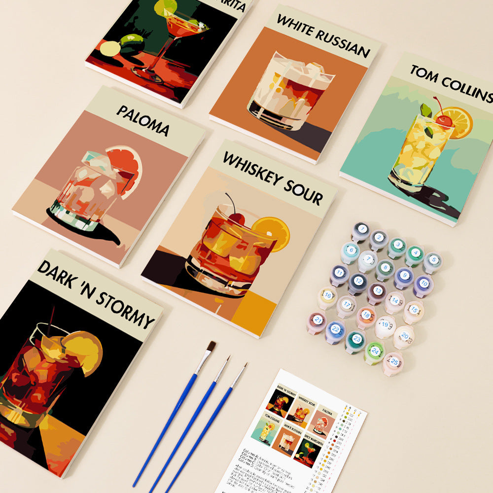 Mini Digital Oil Painting Set - Handcrafted Landscape and Flower Art Kits