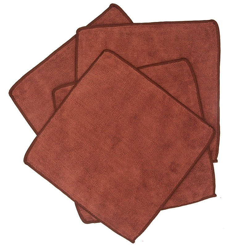 Microfiber Kitchen Cleaning Rags 25x25cm & 30x30cm, Water Absorbent, 5-Piece Set