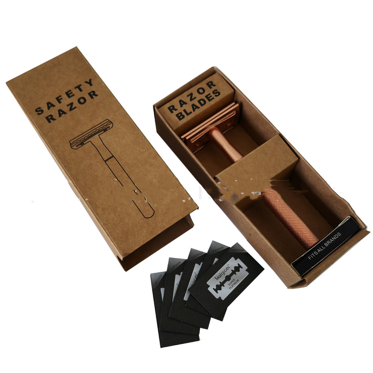 Manual Double-Sided Blade Shaver with Swedish Steel