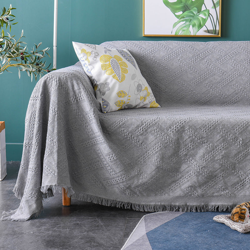 Cotton Sofa Cover Slipcover for Couch Bed Chair Modern Home Textile
