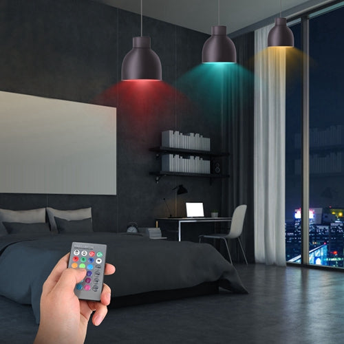 RGB LED Light Bulb E27 9W Color Change Mood Lighting with Remote Control
