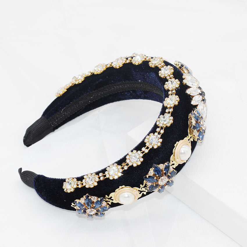 Geometric Plaid Headband - Women's Hair Accessory