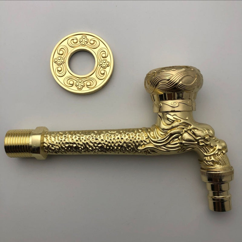 Antique Zinc Alloy Wall-Mounted Faucet for Home & Garden