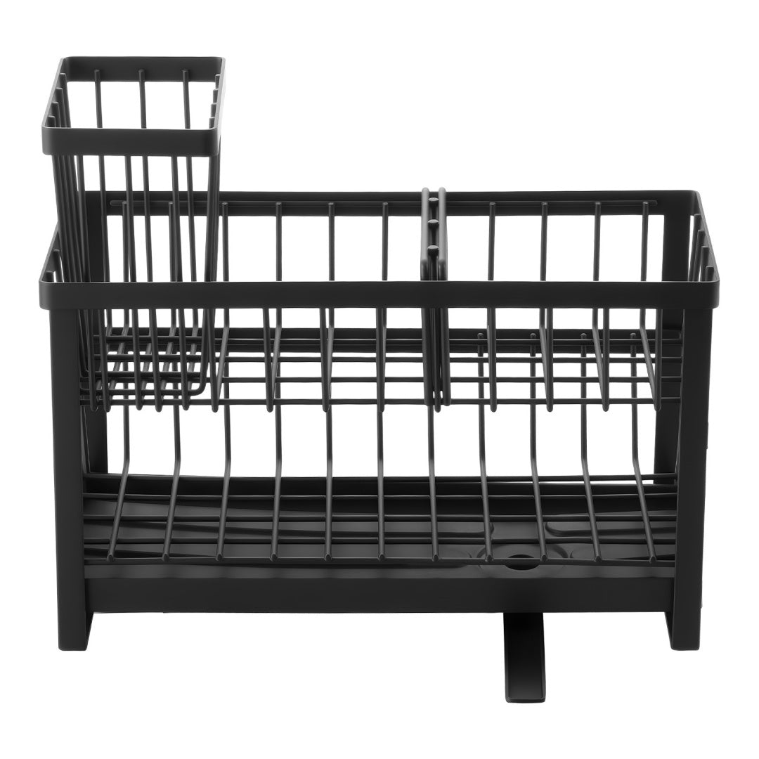 Kitchen Sink Caddy Organizer - Double-Layer Sponge Holder, Black
