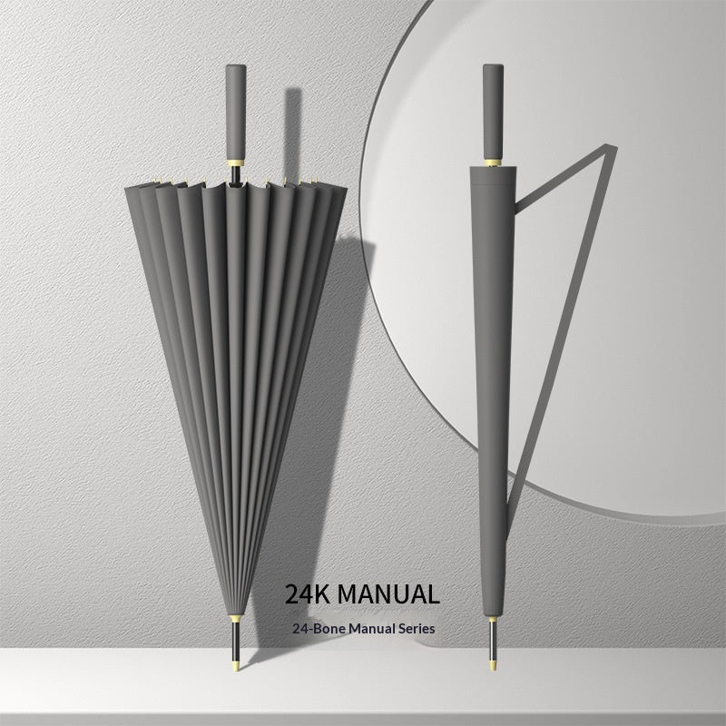 Large Automatic Long-Handled Umbrella for Sunny and Rainy Weather
