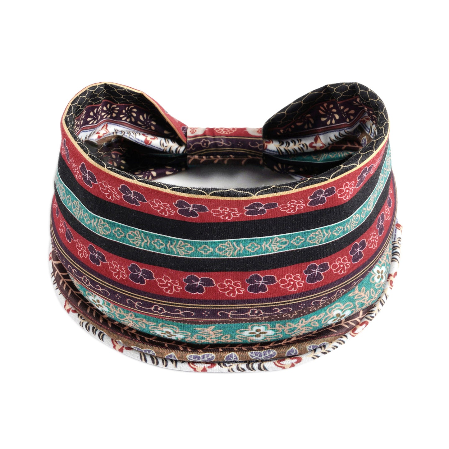 Vintage Printed Women's Stretch Knotted Hair Band - Hair Accessories