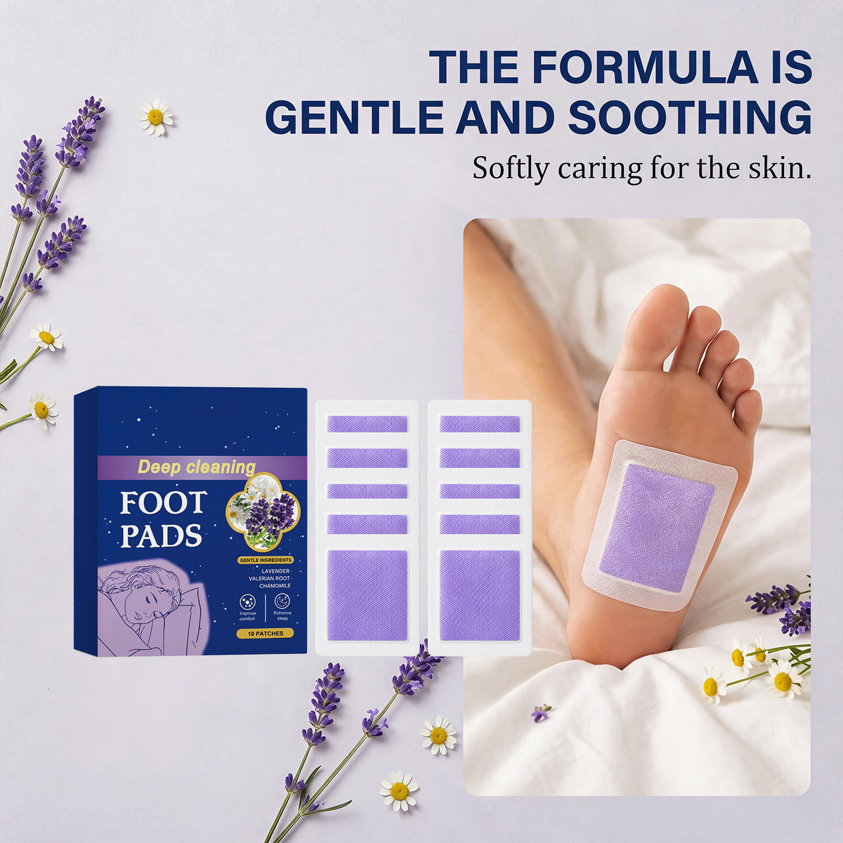 Sleep Care Foot Patches - 10 Pieces
