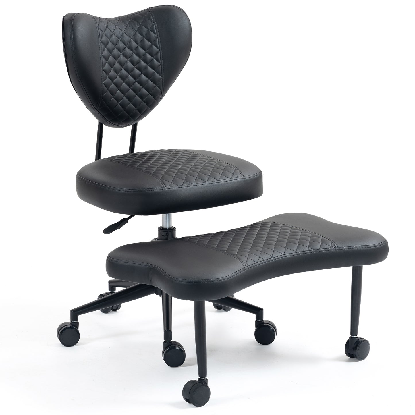 Ergonomic Meditation Chair with Lumbar Support - Black