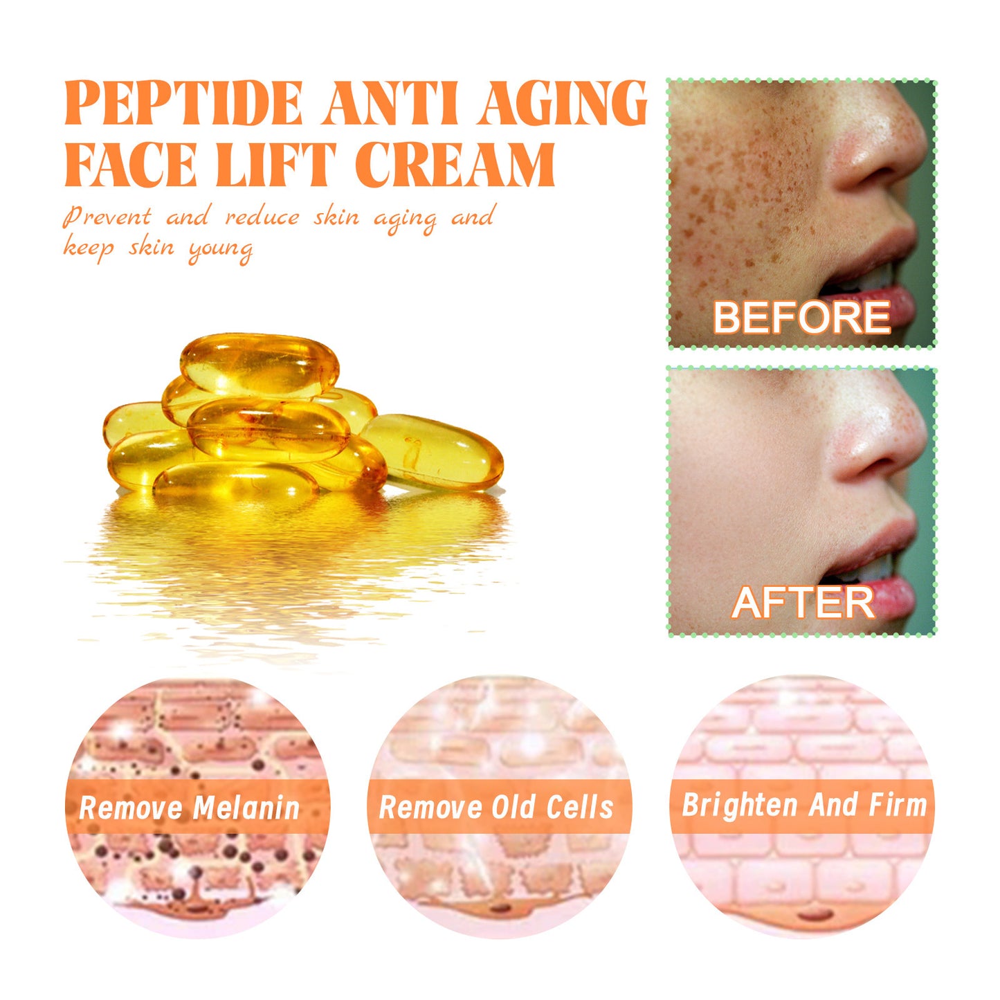 Hydrating Elastic Facial Cream for Skin Tightening and Anti-Aging - CJ