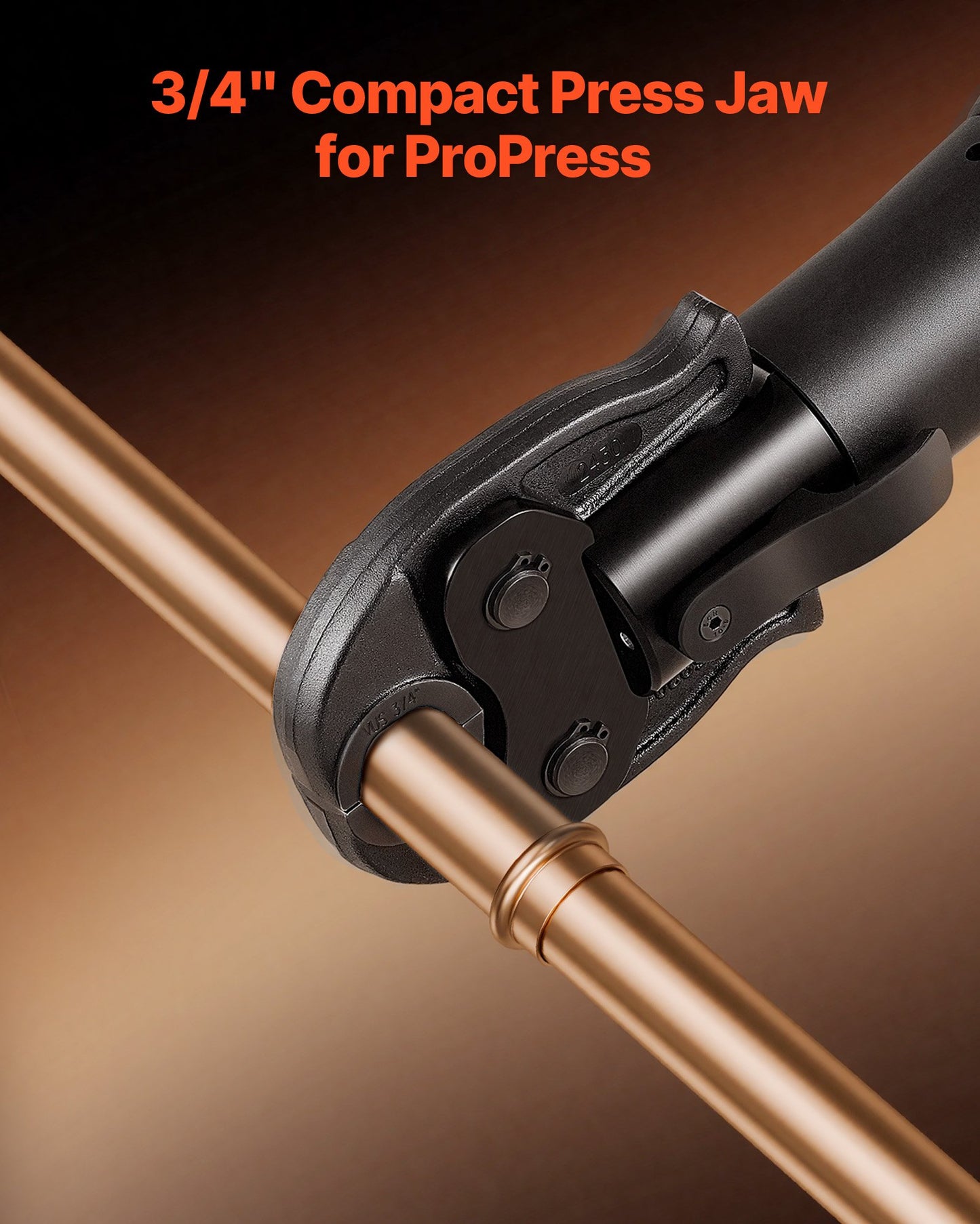 3/4 Inch ProPress Jaw for Compact Press Tools, Hardened Steel Fitting Tool