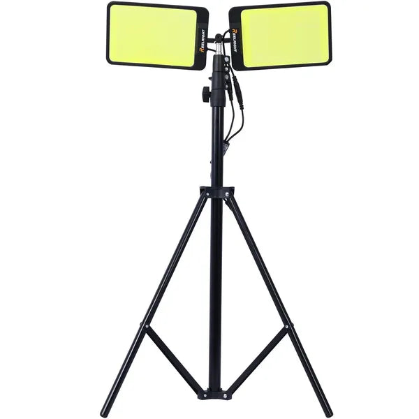 12000 Lumen LED Work Light with Stand, Waterproof Tripod Construction Light