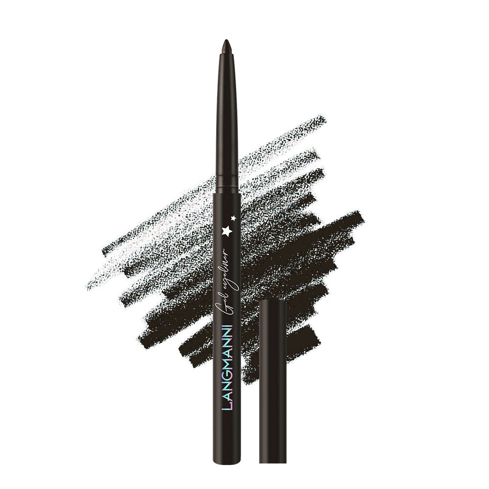Waterproof Long-Lasting Eyeliner Pencil - Smudge-Proof, Black