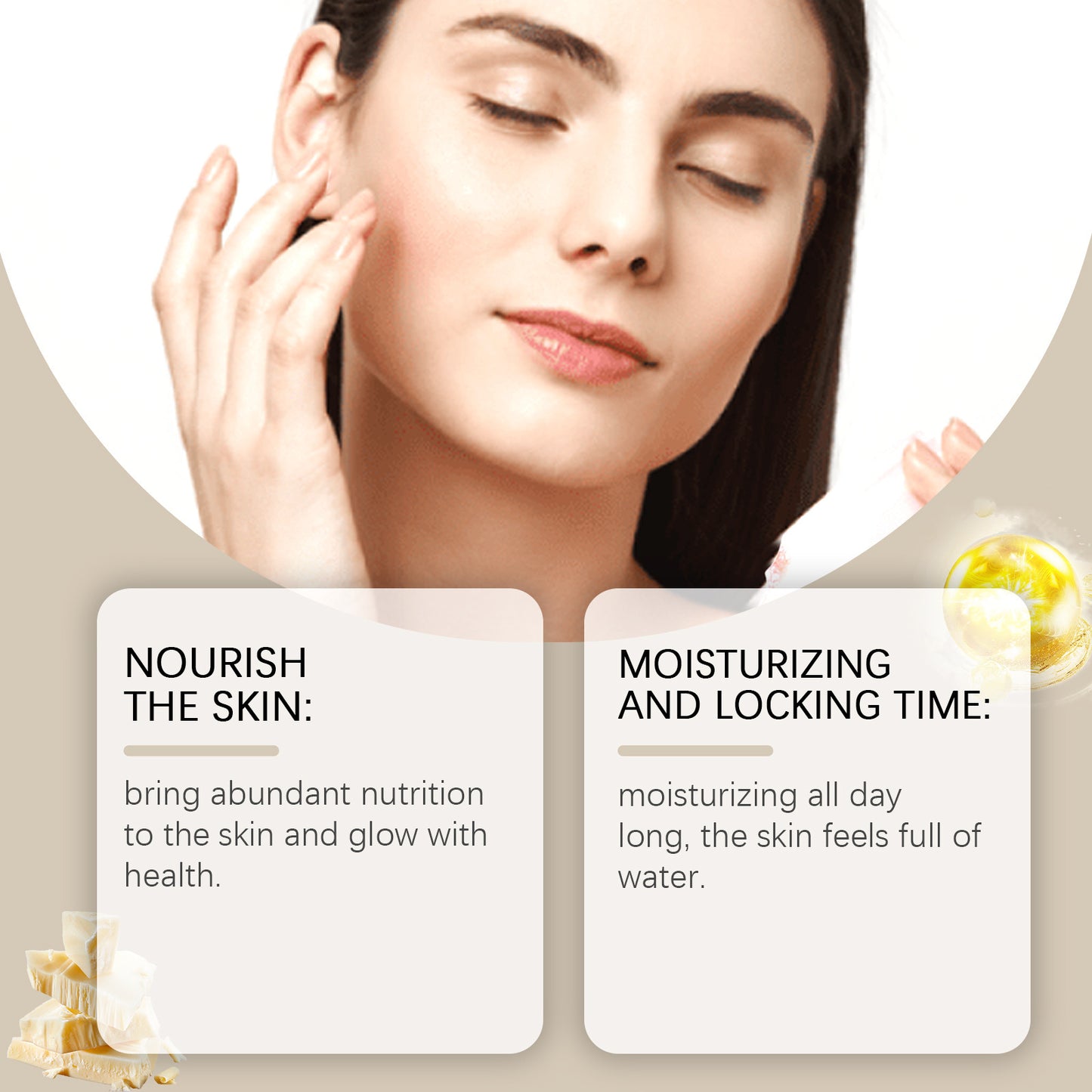 Moisturizing Facial Cream with Tallow & Vitamins - Brightening & Nourishing