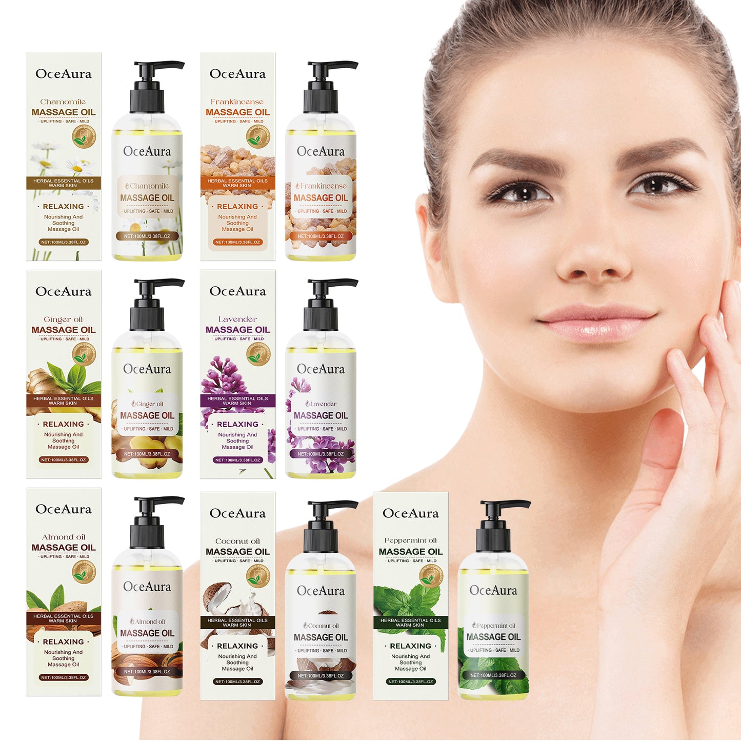 Chamomile Body Essential Oil - Hydrating & Moisturizing Skin Treatment 100ml