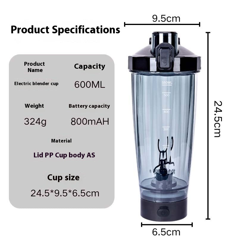 Auto Stirring Cup USB Charging with Light for Egg Whites, Multiple Colors