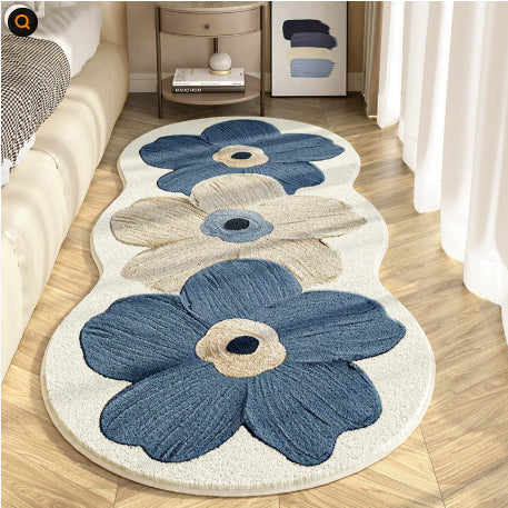 Flower Shaped Cashmere Bedside Blanket - Soft, Skin-Friendly Home Decor