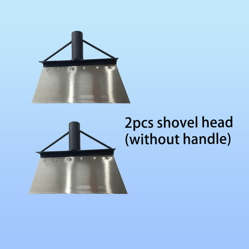 Stainless Steel Snow Shovel with Modular Handle - Garden & Ice Removal Tool Set