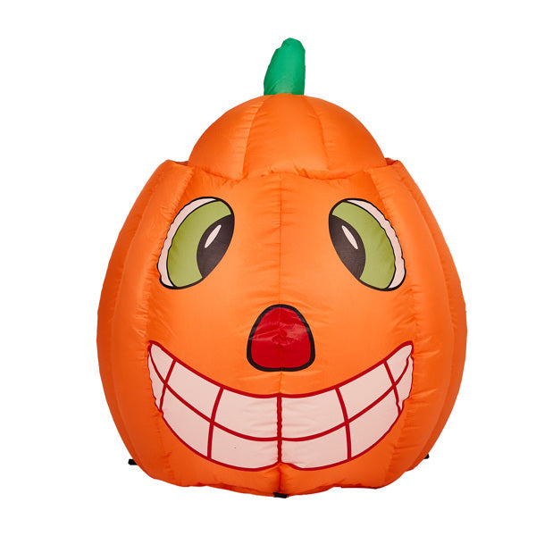 2.8FT Inflatable Animated Pumpkin Ghost with LED Lights
