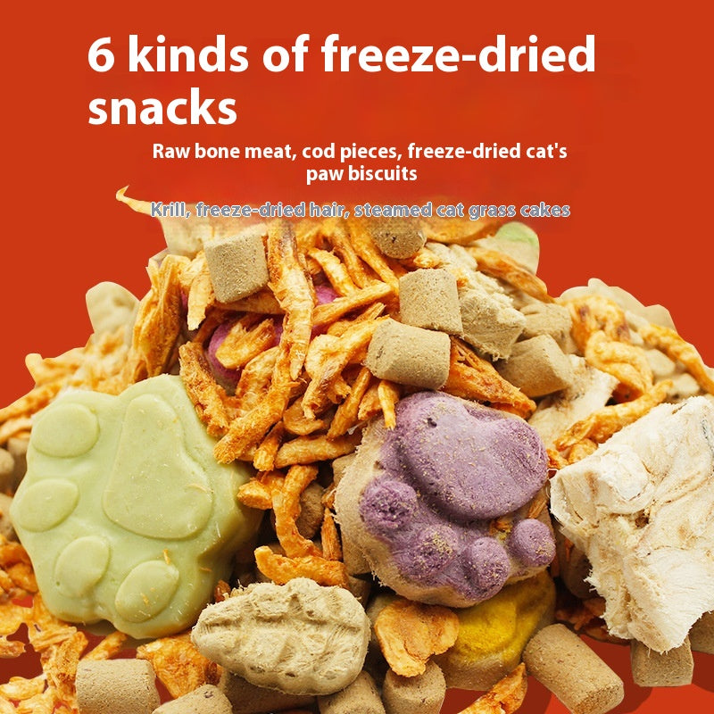 Freeze-Dried Mixed Pet Snacks for Cats & Dogs