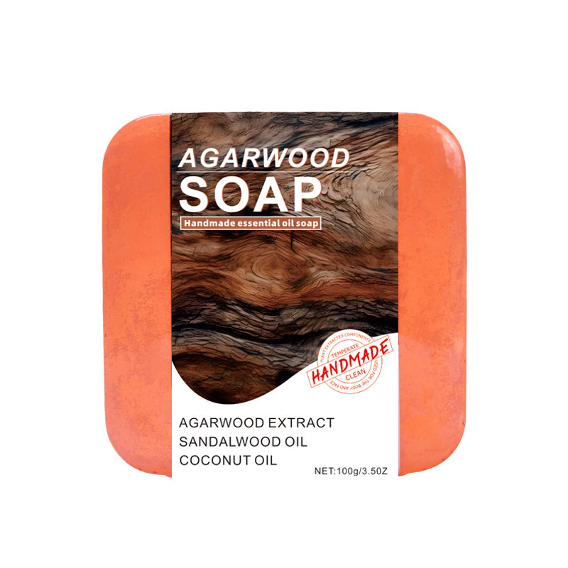 Agarwood Essential Oil Soap 100g Body Care Natural Fragrance