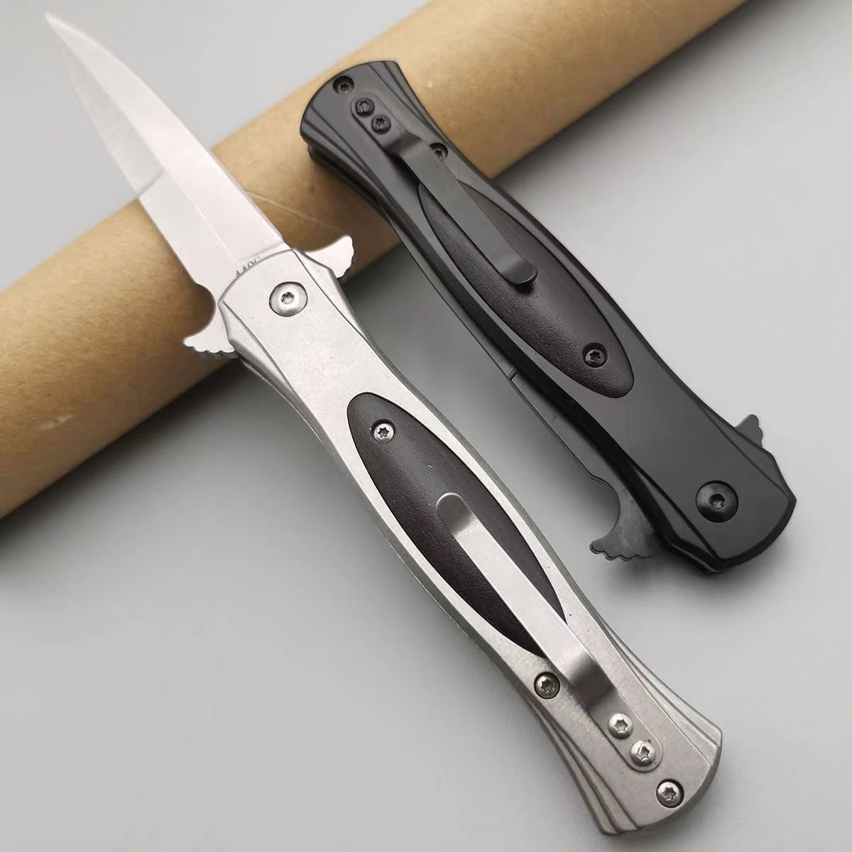 Portable Folding Knife for Outdoor Camping and Hiking - Sharp Metal Blade