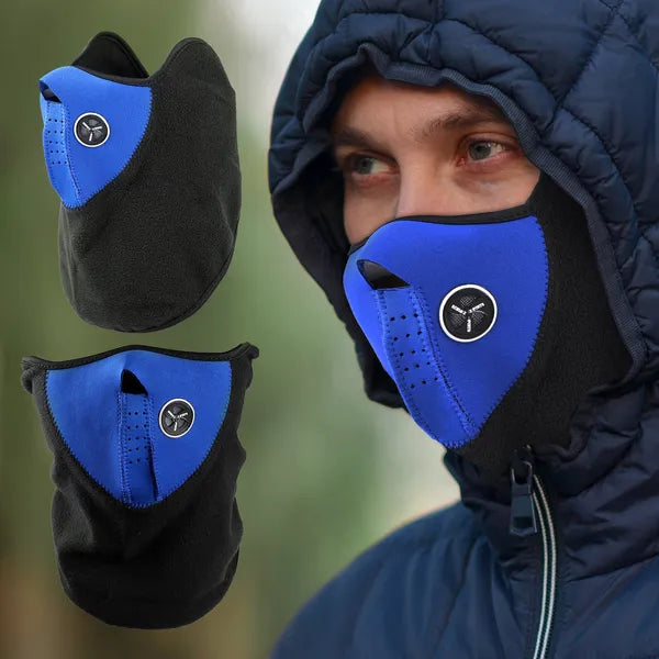 Half Face Mask - Breathable Windproof Neck Warmer for Outdoor Sports