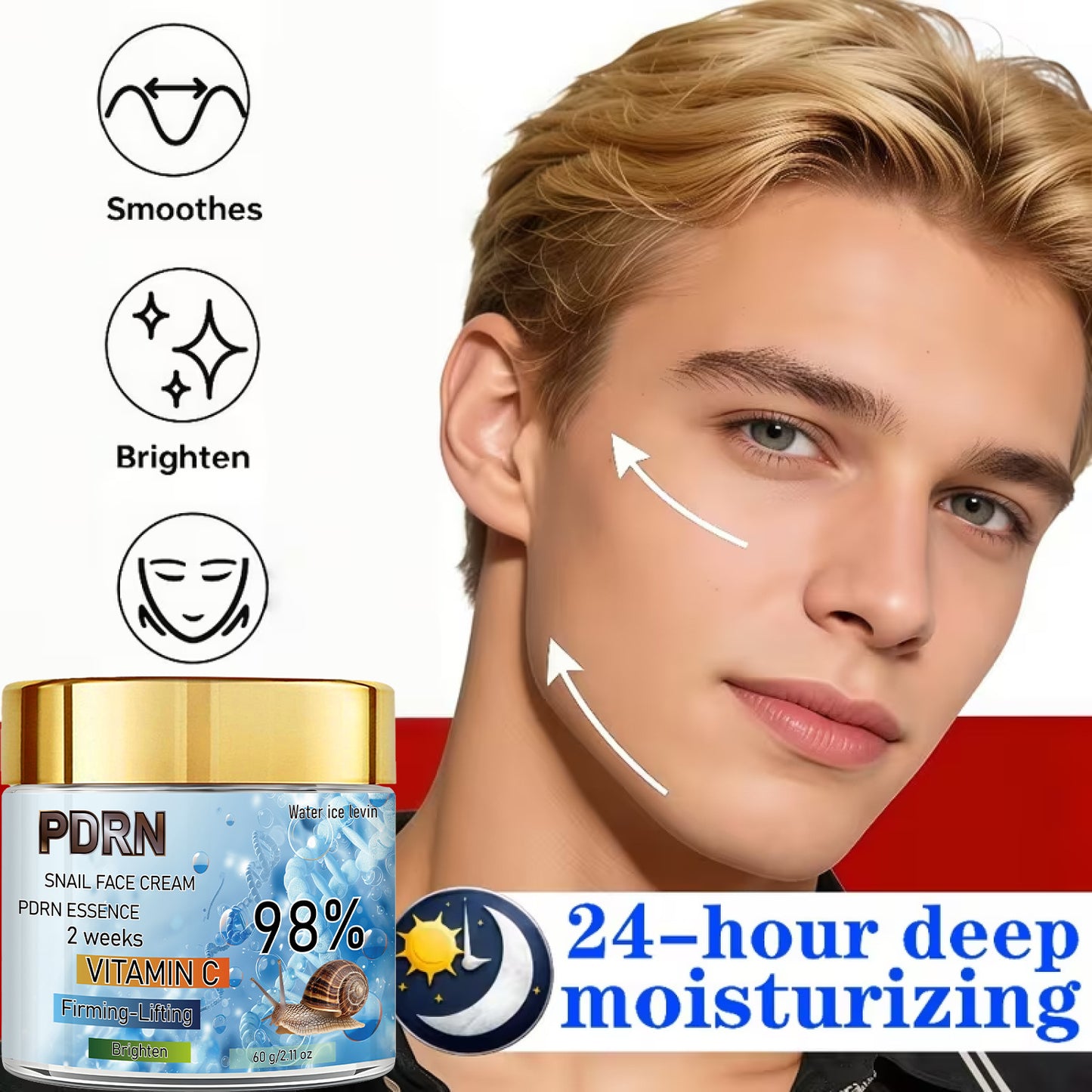 Collagen Face Cream for Hydration and Nourishment 60g - Moisturizing Facial Moisturizer