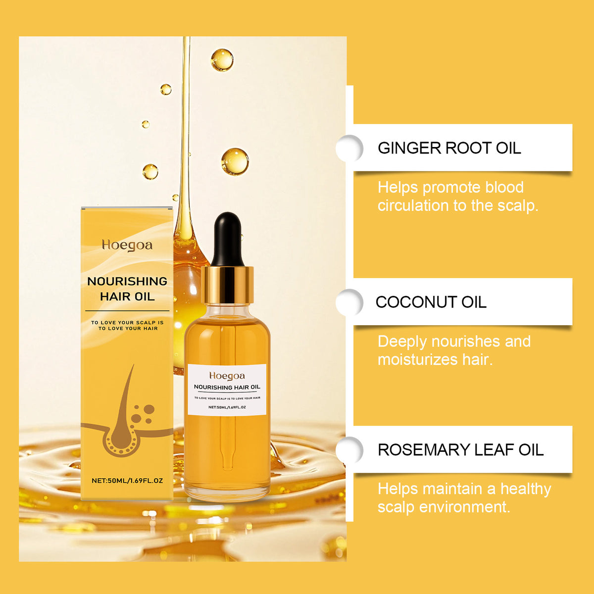 Nourishing Hair Essential Oil - 50ml