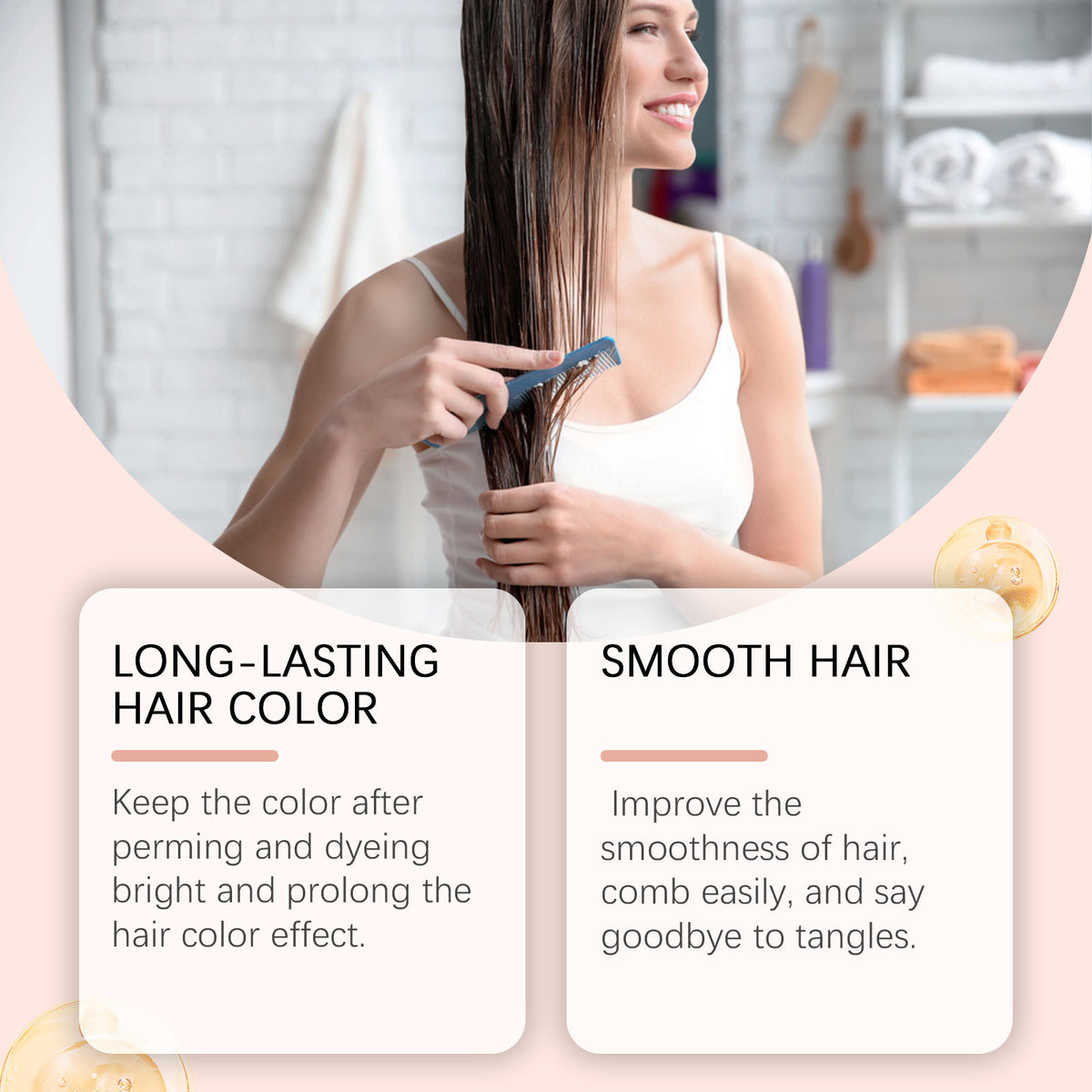 Hair Care Spray for Smooth Hair - 114ml Hydrating Hair Treatment