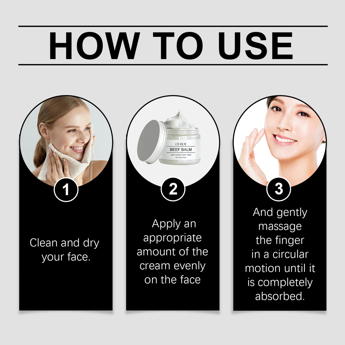 Tallow Beef Balm Moisturizing Face Cream - Deep Hydrating & Anti-Aging