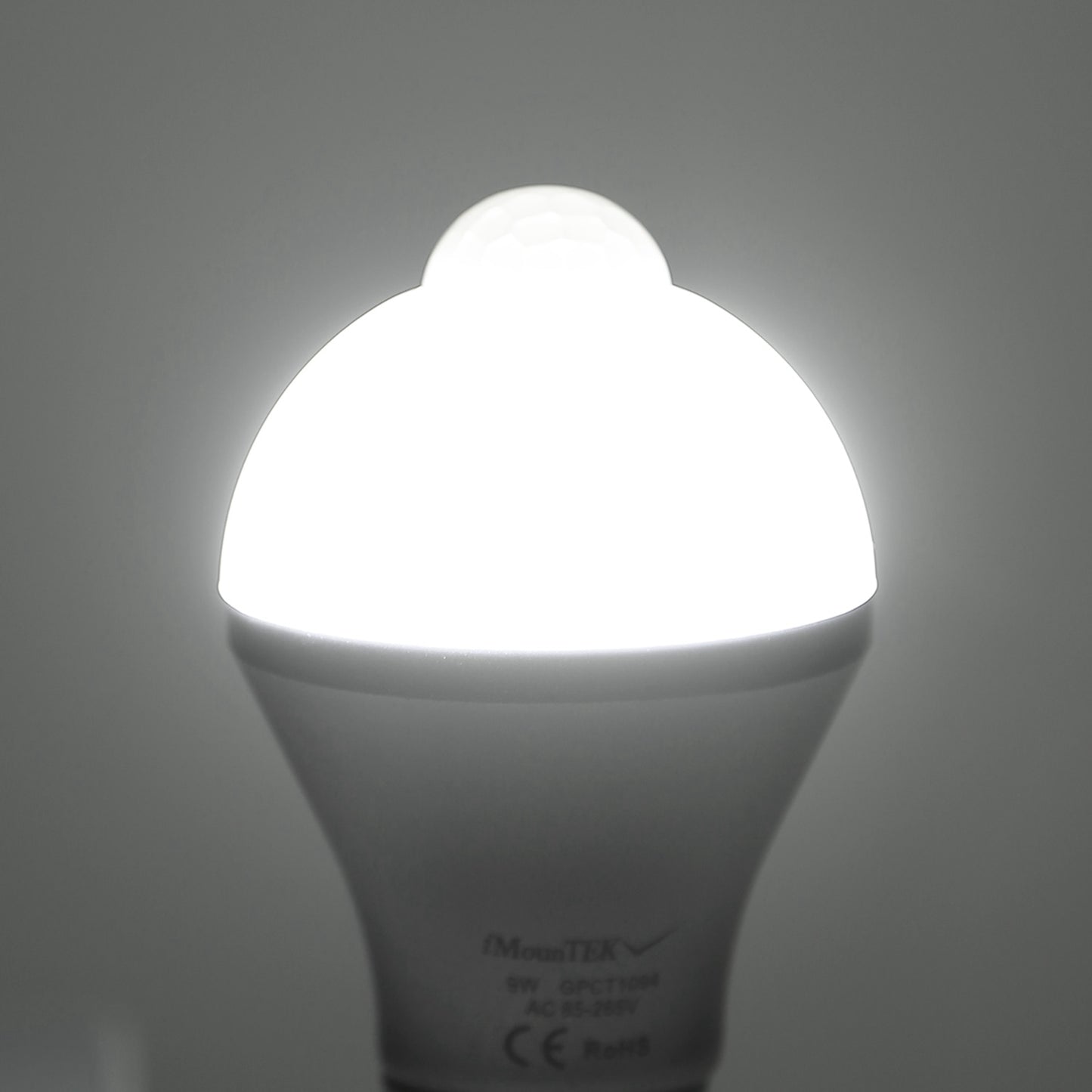 E27 Motion Sensor LED Light Bulb 9W Dusk to Dawn Indoor Outdoor