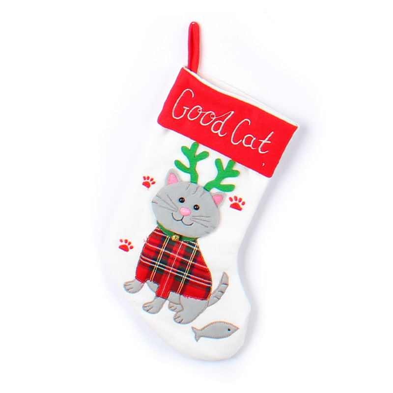 Christmas Socks for Dogs and Cats - Festive Felt Pet Holiday Socks