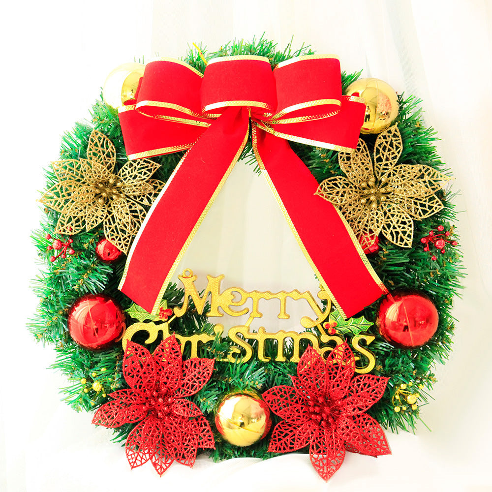 Christmas Wreath Door Hanging Festive Decoration for Holiday Season