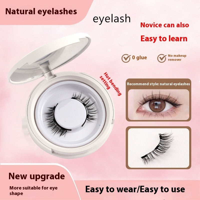 Magnetic False Eyelashes - Natural Mink Lash Set with Applicator Tool
