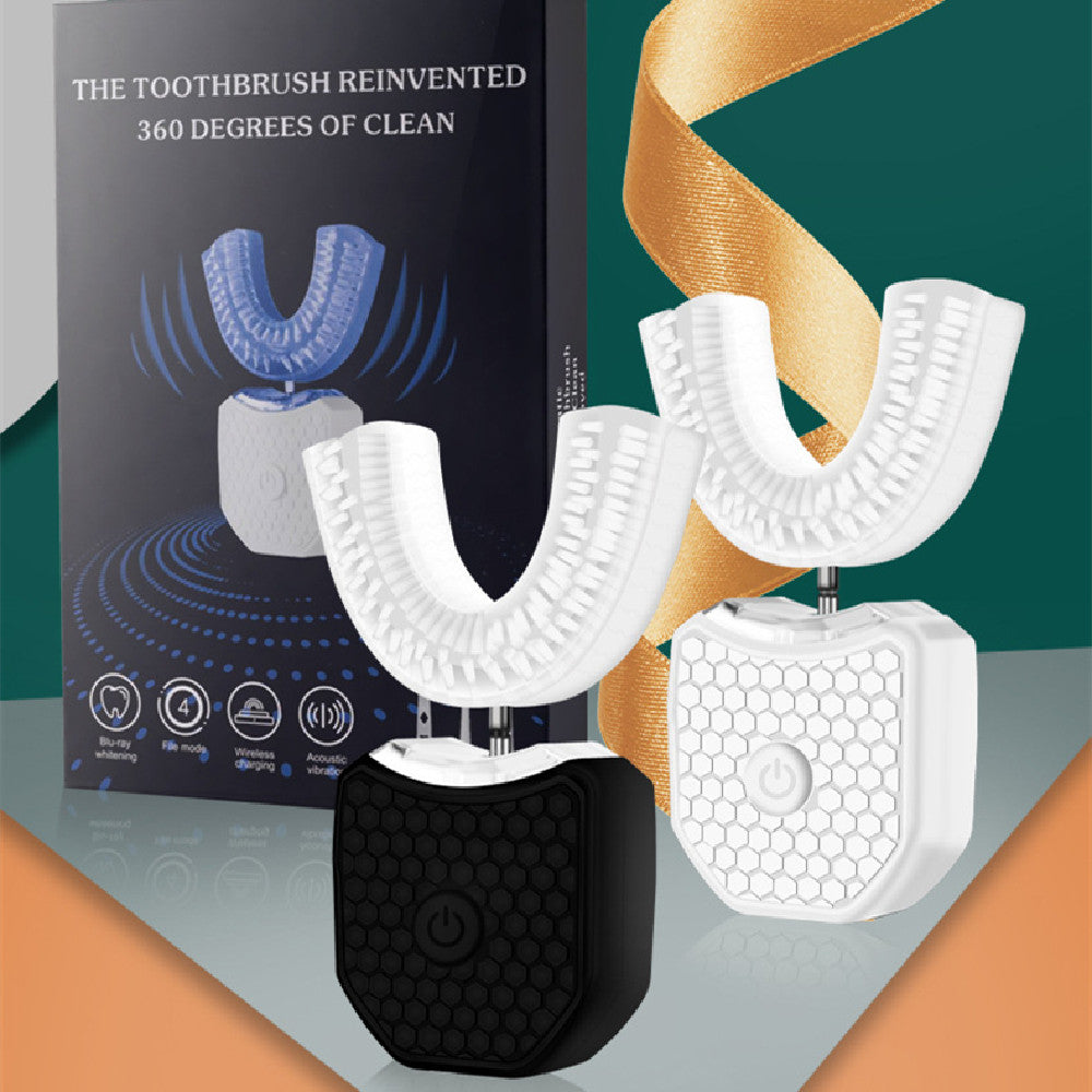 Waterproof Soft Fur Ultrasonic Dental Cleaning Device with 3 Gear Modes