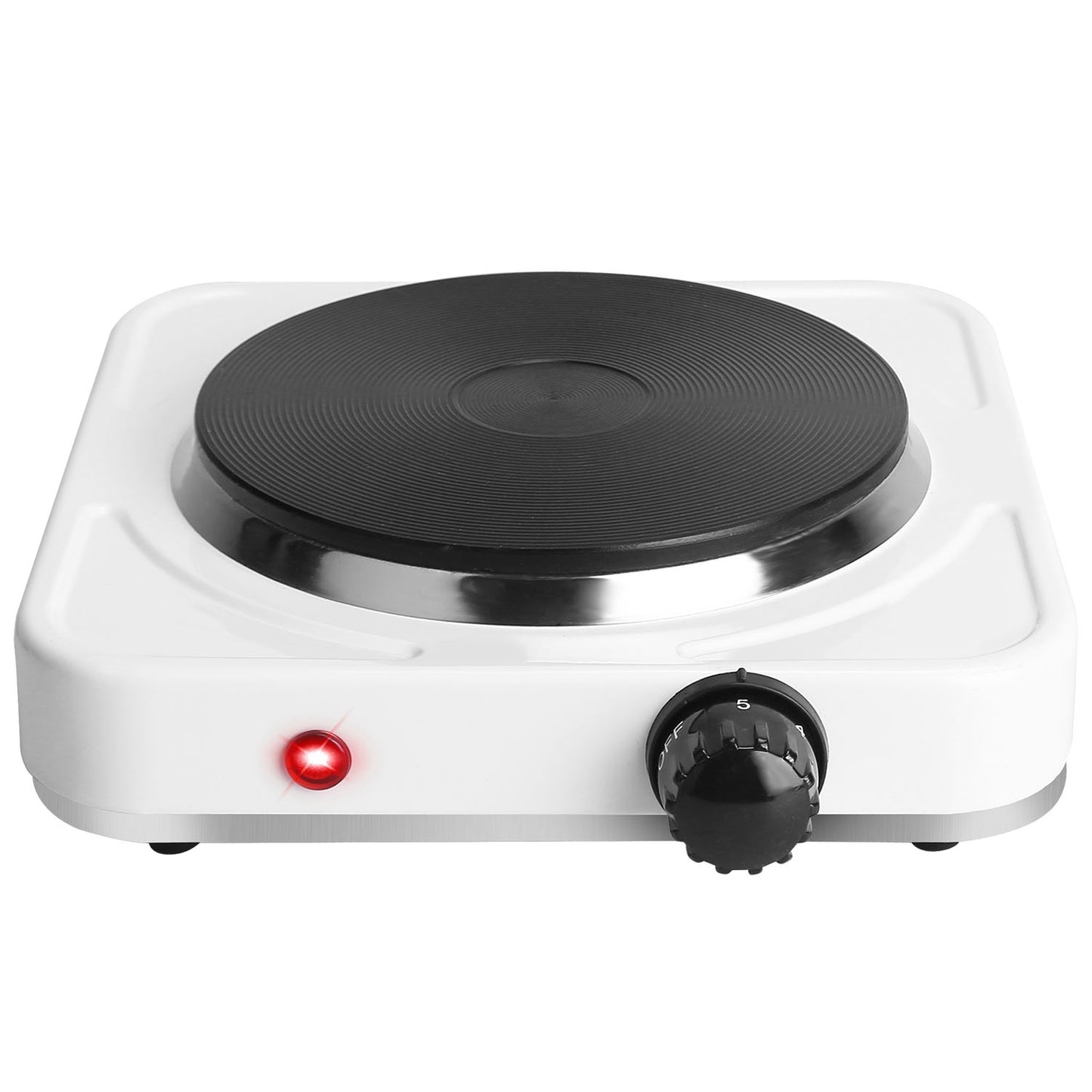 1500W Portable Electric Single Burner Hot Plate with Temperature Control