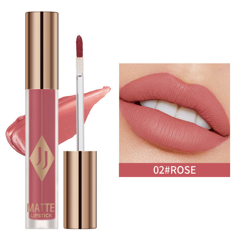 Matte Lip Gloss Moisturizing Lipstick No Stain On Cup - 4G Assorted Colors