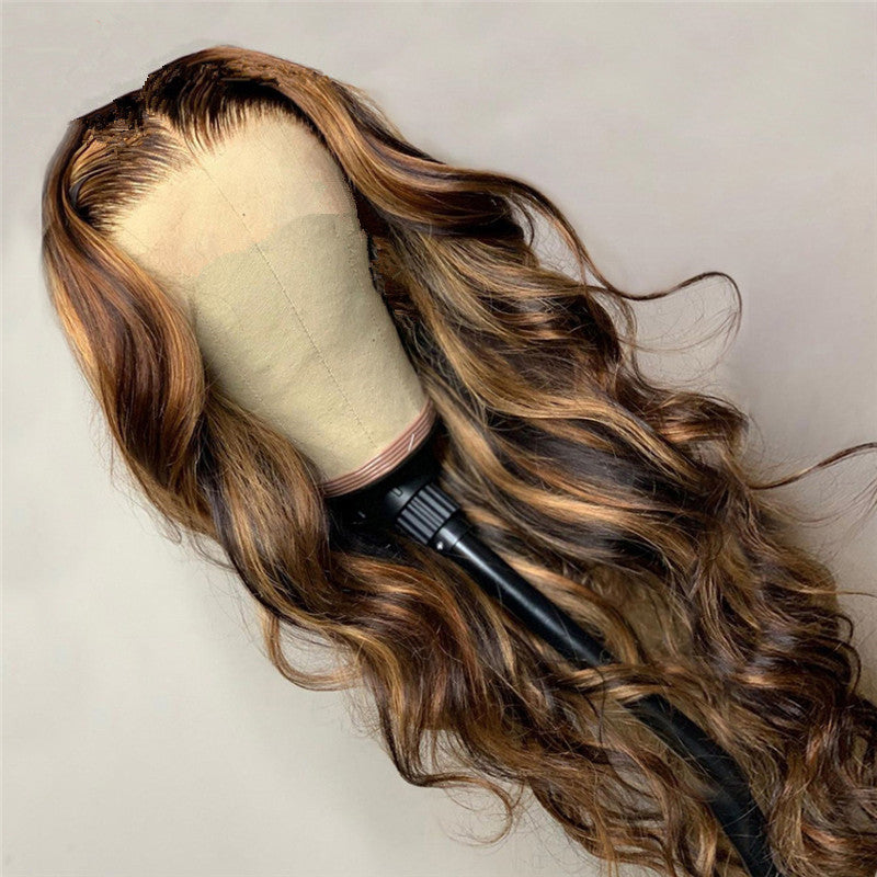 Long Curly Hair Wig - Photo Color