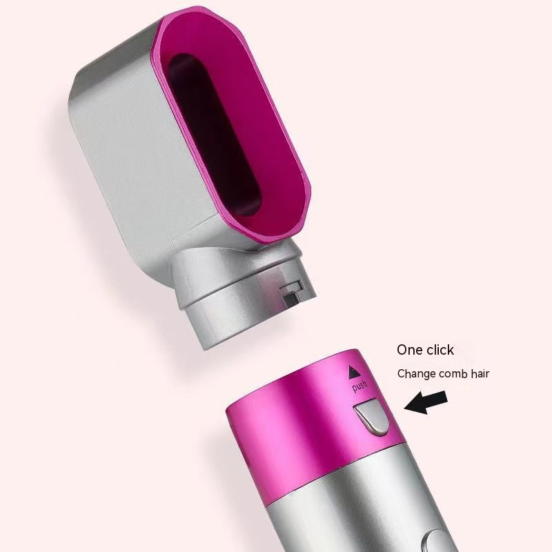 Five-in-One Hair Curler with Multiple Heat Settings and Color Options