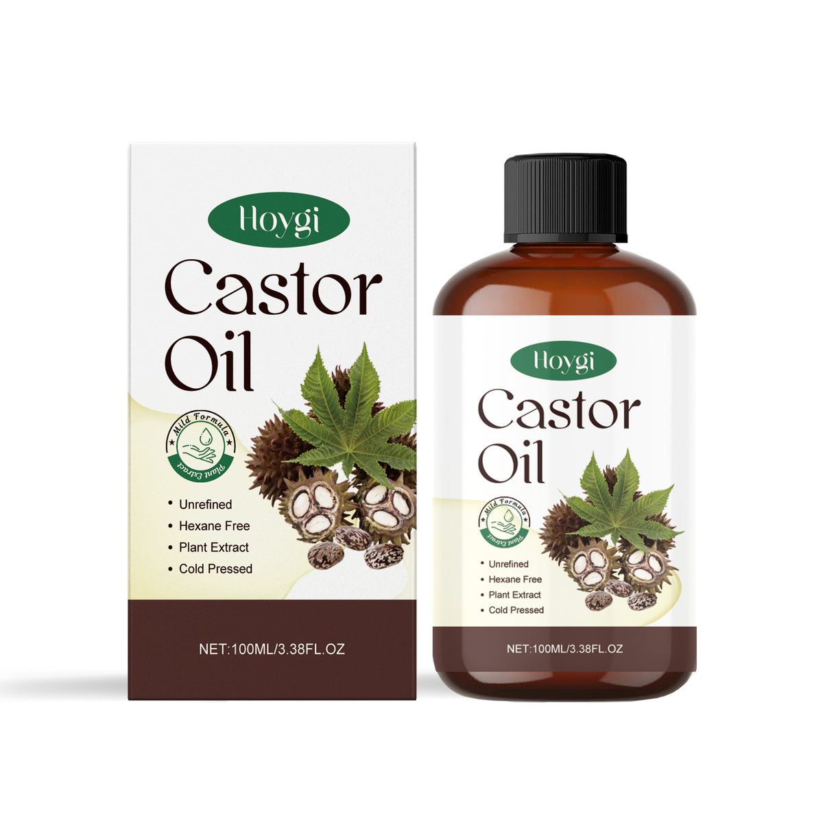 Pure Cold Pressed Castor Oil – Hair, Eyelash & Skin